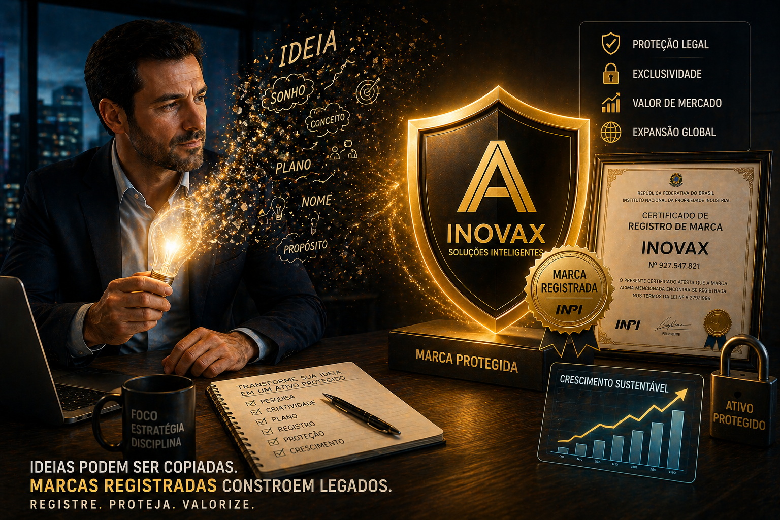 É possível registrar ideias? Entenda a diferença entre ideia e marca.