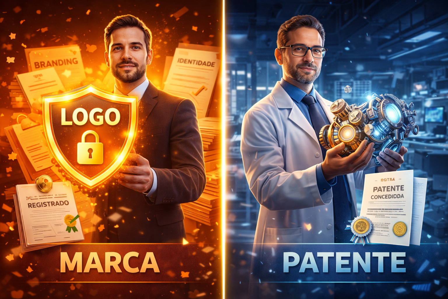 Marca vs. Patente... Entenda a diferença definitiva