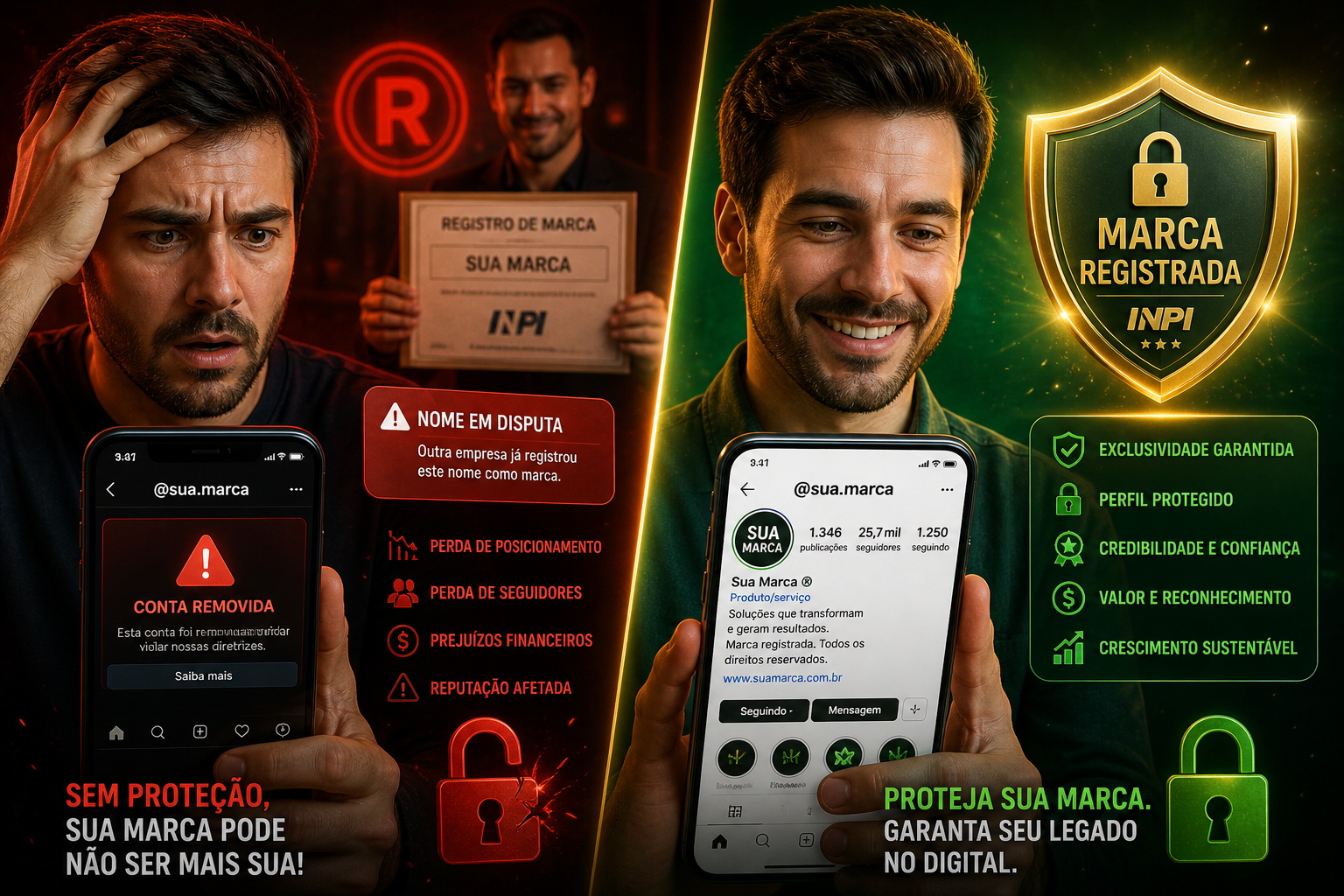 Marca não registrada: o risco real de perder seu perfil no Instagram