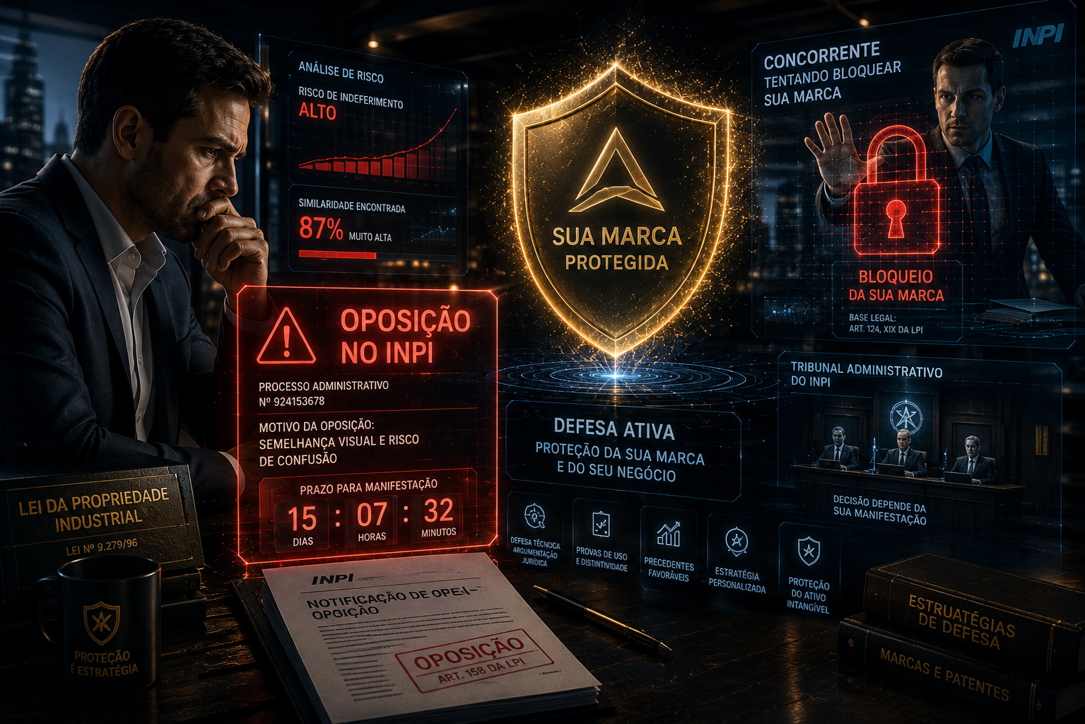 Oposição no INPI: Como Agir Quando um Concorrente Tenta Derrubar Sua Marca